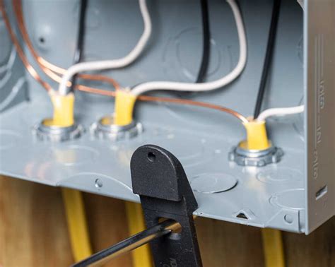 electrical box knockout seal|open knockouts in electrical panels.